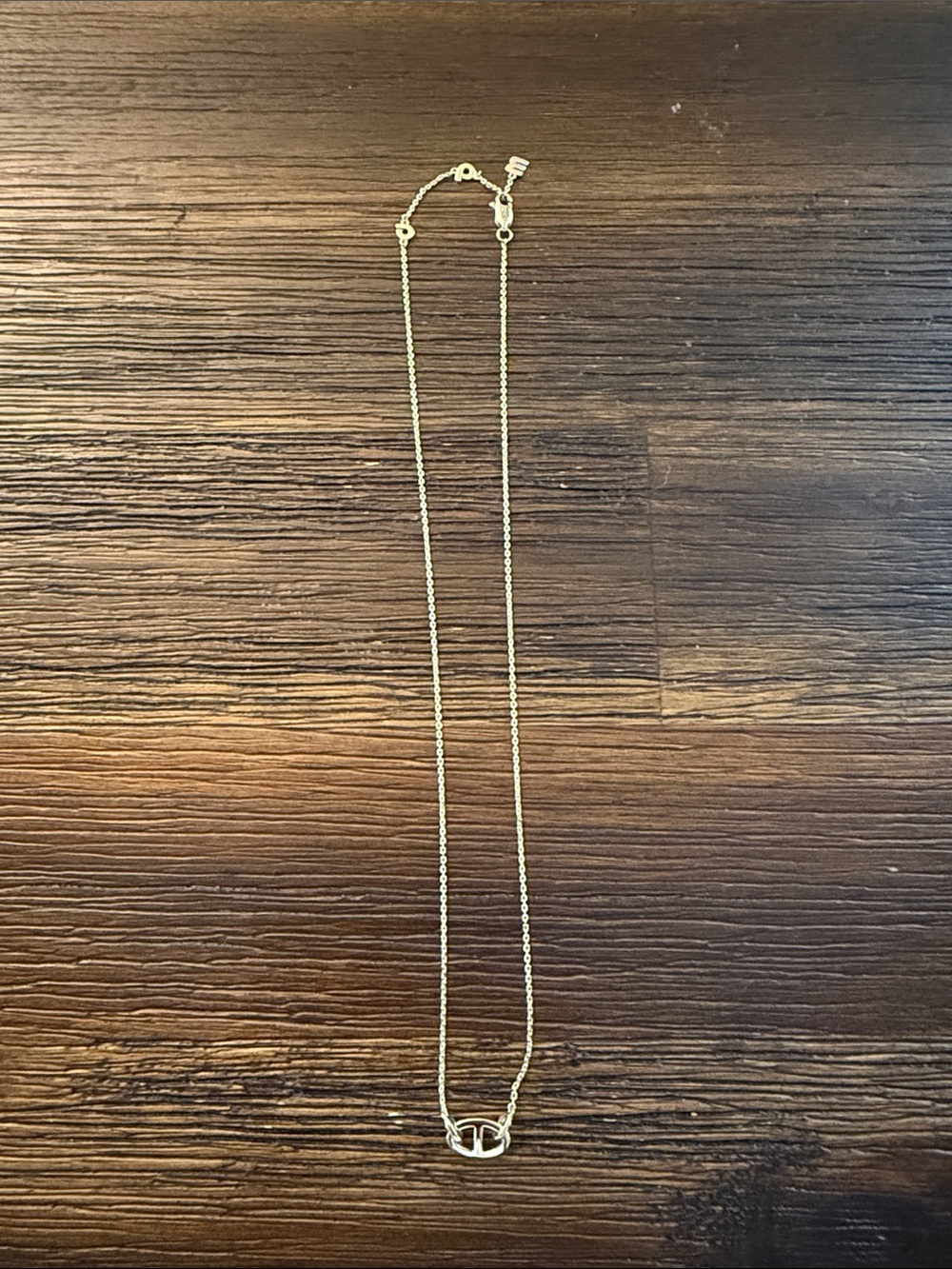 APM Monaco 18k Yellow Gold Plated & Cubic Zirconia Yacht Club 16” Necklace - Picture 6 of 9